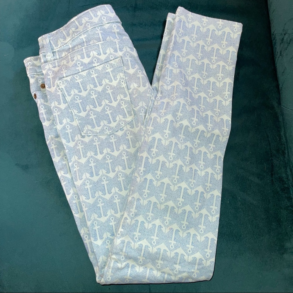 NWOT Vineyard Vines anchor skinny jeans size girls 14